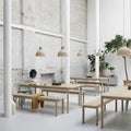 Thumbnail photo of Linear Wood Table 200 cm - Oak - Dining Table - Wood Coloured