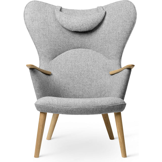 Photo of Ch78 Mama Bear Armchair Hallingdal 130 Fabric-oiled Oak