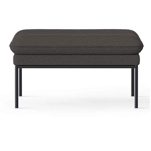 Photo of Turn Puf - Puf - Black - Cyber - Dark Grey - W80 X H42 X D80 Cm