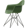 Eames Plastic Armchair Dar - 48 Forest - Basic Dark Base - Matstolar - Charles & Ray Eames - Grön - Metall/plast