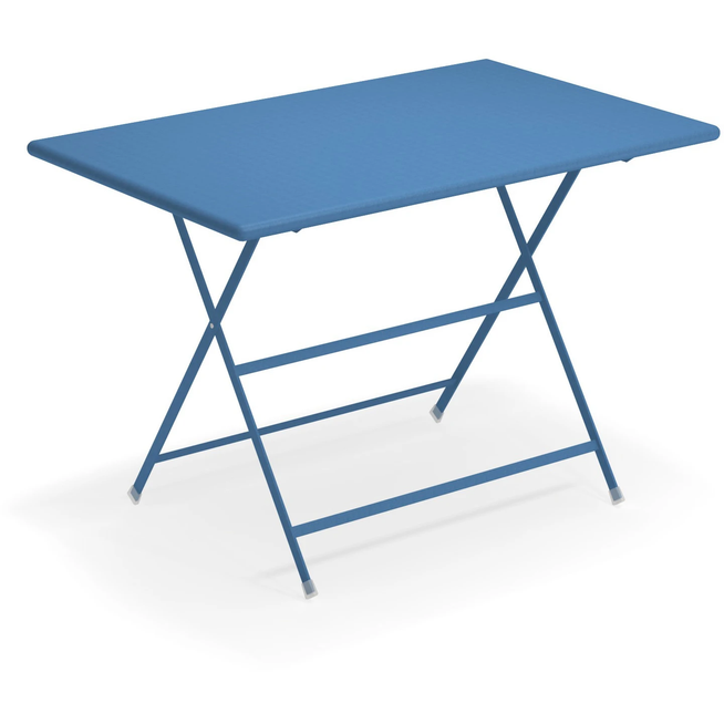Photo of Arc En Ciel Folding Table 110 cm, Marine Blue - Garden Table - Blue - Metal