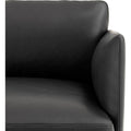 Outline Sofa Chaise Longue Left, Silk Leather Cognac - Divansoffor - Anderssen & Voll - Brun
