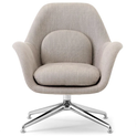 Swoon Lounge Petit Chair Swivel Base 1776