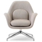 Swoon Lounge Petit Chair Swivel Base 1776