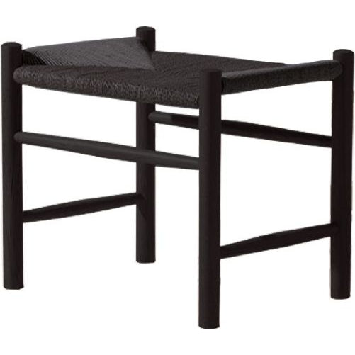 Photo of J16 Stool Natural-Black Lacquered Oak