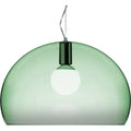 Thumbnail photo of Fl/y Suspension 9030, Transparent Sage Green, Incl. Led 15w E27 - Pendellampor - Ferruccio Laviani - Grön