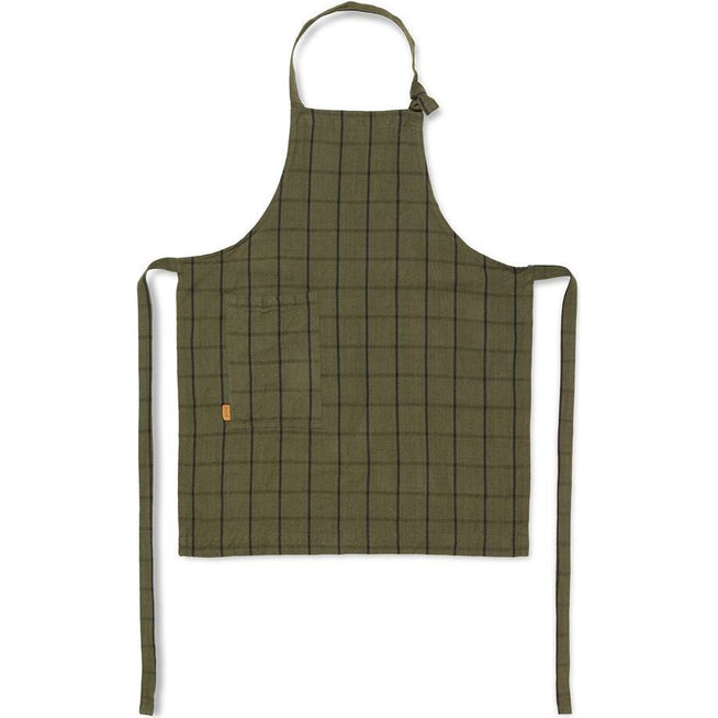 Photo of Hale Apron - Forklæde - Dark Green - W72 X H86 Cm