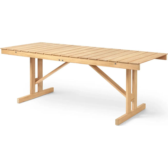 Photo of Carl Hansen - Bm1771 - Outdoor dining table - Børge Mogensen - Metal/wood
