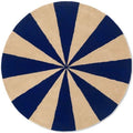 Arch Tufted Rug - Children's Rug - Blue - Ø130 x H130 cm