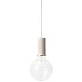 Thumbnail photo of Collect  - A Light - Socket Pendant - Pendel - Lys Grå - Low - H10,2