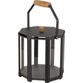 Thumbnail photo of Lightlux Lantern M/teak - Lantern - Lava Grey, Aluminium