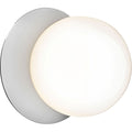 Thumbnail photo of Liila 1 Light Silver/opal White - Vägglampor - Sofie Refer - Silver