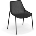 Thumbnail photo of Round Chair Black - Outdoor Dining Chairs - Christophe Pillet - Black - Metal