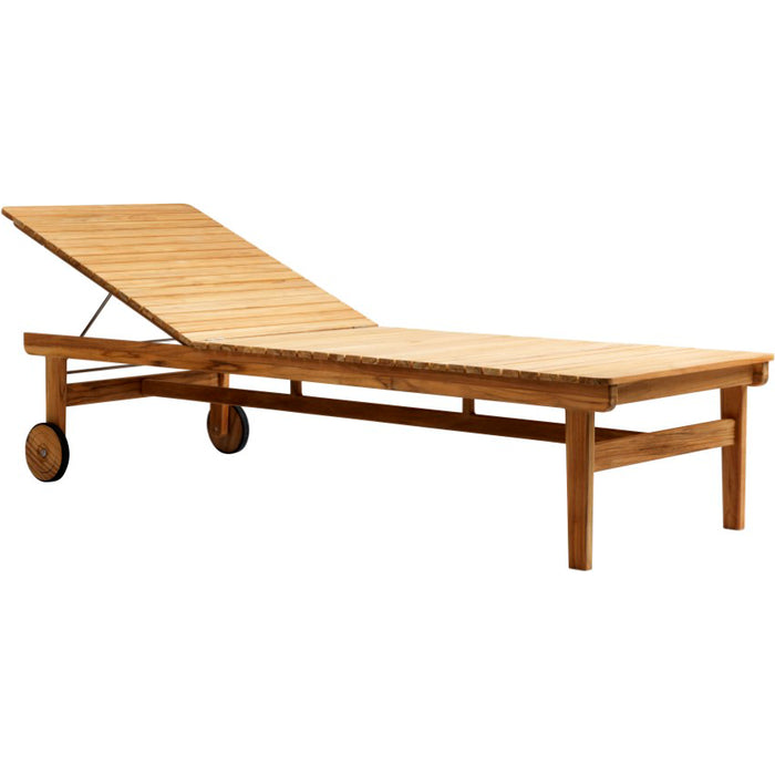 Photo of M8 Sammen Sun Lounger Teak-nature Oiled