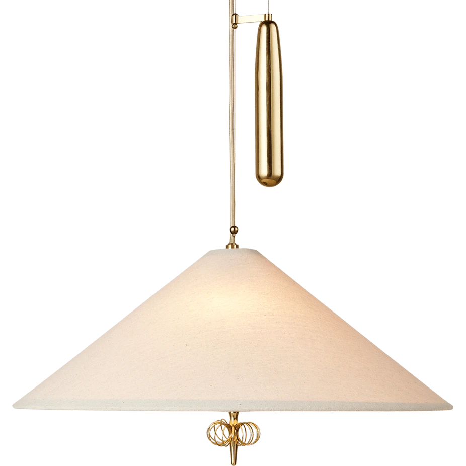 A1967 Ceiling Lamp Canvas-brass