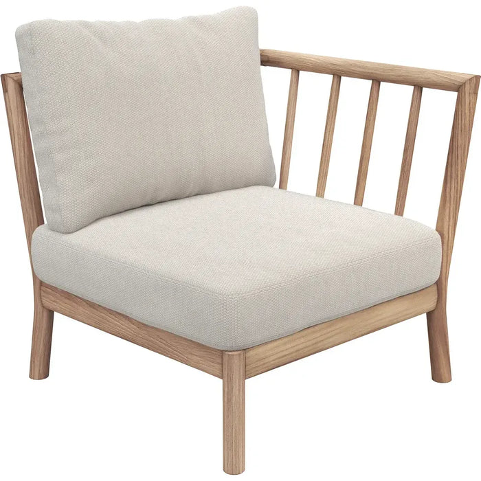 Photo of Tradition End Module - Light Sand - Teak FSC 100% - Outdoor Sofas
