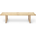 Thumbnail photo of Bm0488 Bench Oiled Oak Stand Rattan