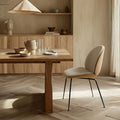Thumbnail photo of Beetle Dining Chair, Front Upholstered, Conic Base