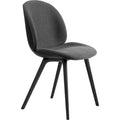 Thumbnail photo of Beetle Dining Chair, Front Upholstered, Plastic Base