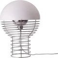 Thumbnail photo of Wire Table Lamp Ø40 Cm Chrome/white - Bordslampor - Verner Panton - Vit