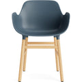 Thumbnail photo of Form Armchair Blue, Oak Legs