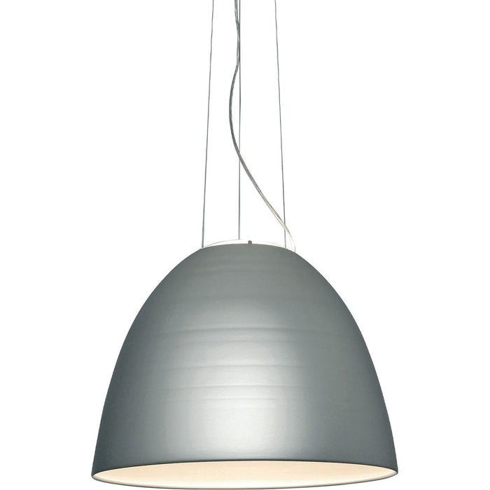 Photo of Nur Led Pendant Light Aluminium Grey - Pendant Lights - Ernesto Gismondi - Grey