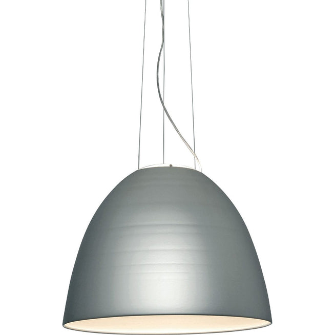 Photo of Nur Led Pendant Light Aluminium Grey - Pendant Lights - Ernesto Gismondi - Grey