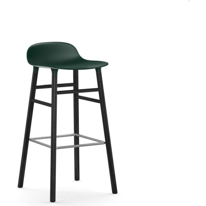 Photo of Form Bar Stool 75 Cm Black Oak