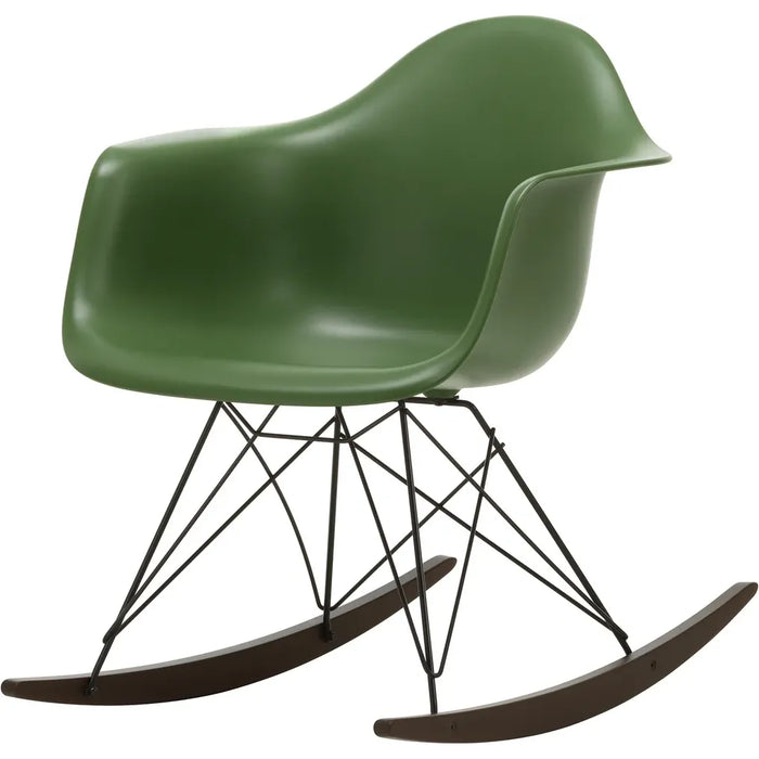 Eames Plastic Armchair Rar - 48 Forest - Basic Dark Base - Dark Maple - Matstolar - Charles & Ray Eames - Grön - Metall/trä/plast