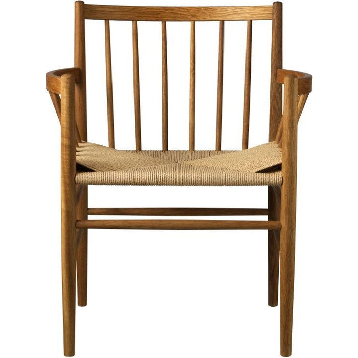 Photo of J81 Chair With Arms Smoked Oak Oiled-nature