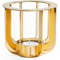 Jazz Candle Holder - Brass - Candlesticks & Candle Holders - Anki Gneib - Gold