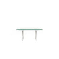 Thumbnail photo of Carl Hansen - Ch106 - Coffee table - Hans J. Wegner - Transparent - Glass/metal