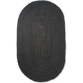 Thumbnail photo of Eternal Oval Jute Rug - Black Fra Ferm Living