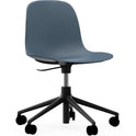 Form Swivel Chair, 5w Office Chair Blue