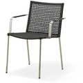 Straw Anthracite - Outdoor Dining Chairs - Foersom & Hiort-lorenzen Mdd - Black - Metal/Synthetic