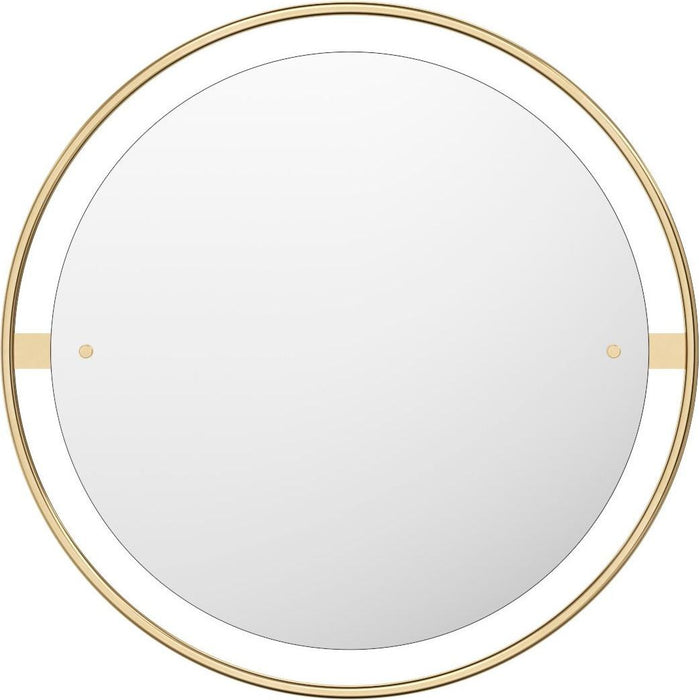 Photo of Nimbus Mirror - Polished Brass - Ø60 cm - Full Body Mirrors - Krøyer-setter-lassen - Gold