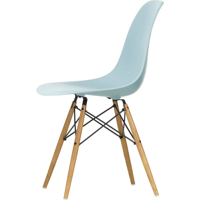 Photo of Eames Plastic Chair Dsw - 23 Ice Grey - Ash Honey Tone - Dining Chairs - Metal/wood/plastic