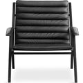 Thumbnail photo of Vipp456 Loungefåtölj Black Aluminium-black Leather