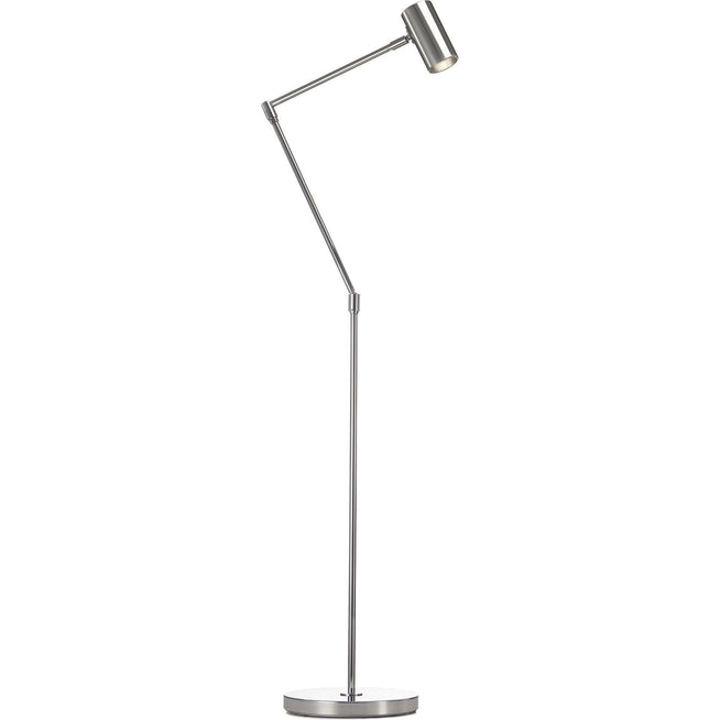 Photo of Minipoint Floor Lamp Articulated, Chrome - Reading Lamps - Studio Construction & Bergboms - Silver