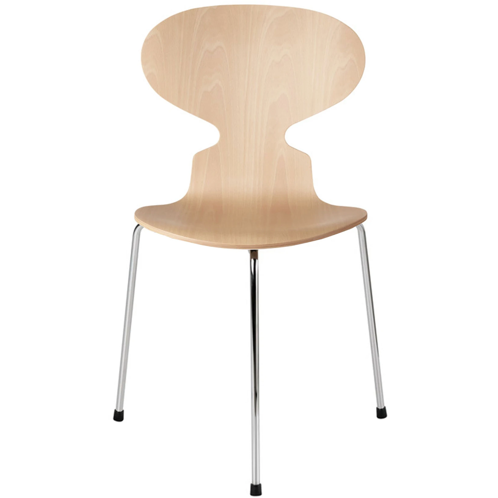 3100 Myran 3 legs, Beech veneer - Dining chairs - Arne Jacobsen - Wood-coloured - Metal/wood