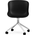 Thumbnail photo of Hyg Chair Swivel 4w - Kontorstol - Sort - Aluminium - H: 84 X L: 54 X D: 53,5 X Sh: 46 Cm