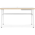 Thumbnail photo of Journal Desk White Laminate - White Steel Legs And Drawer