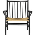Thumbnail photo of J82 Armchair Beech Black Painted-nature