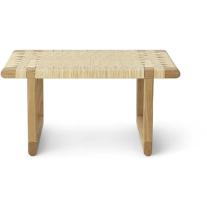 Photo of Bm0488s Bench Oiled Oak Stand Rattan