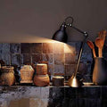 Thumbnail photo of No. 205 Table Lamp From Lampe Gras (Black/Copper Inside, Black Frame)