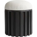 Thumbnail photo of Tribu Stool Linen Coffee-white Chalk