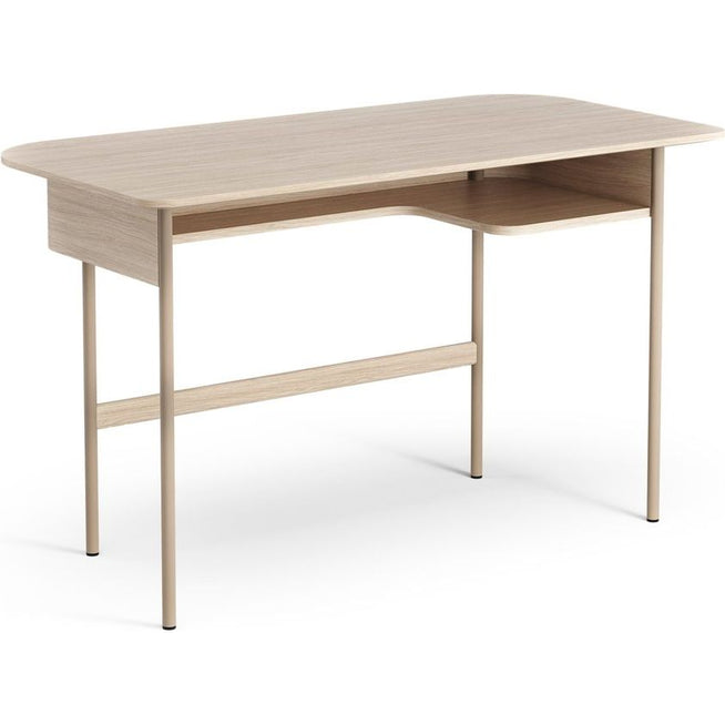 Photo of Luna Desk Oak White-pigmented