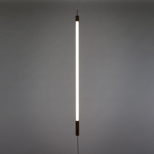 Photo of Linea Neon Lamp - White - Shade Lamps - Alessandro Zambelli,selab - Wood-colored,white