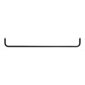 Thumbnail photo of String Rails for Metal Shelves 78, Black - Shelving - Nils Strinning - Black - Metal