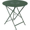 Thumbnail photo of Floréal Table Ø 77 cm, Cedar Green - Outdoor dining table - Green - Metal